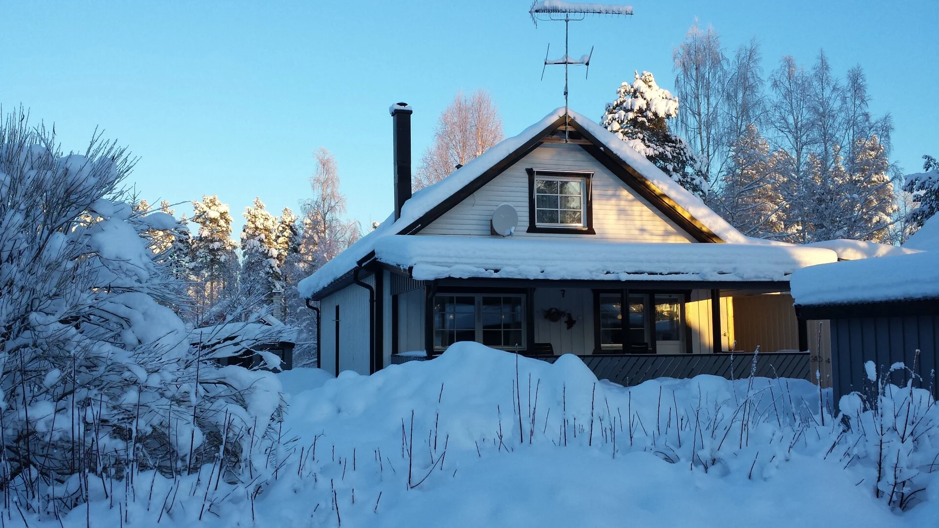 Accommodation cottage near Vidsel, Swedish Lapland