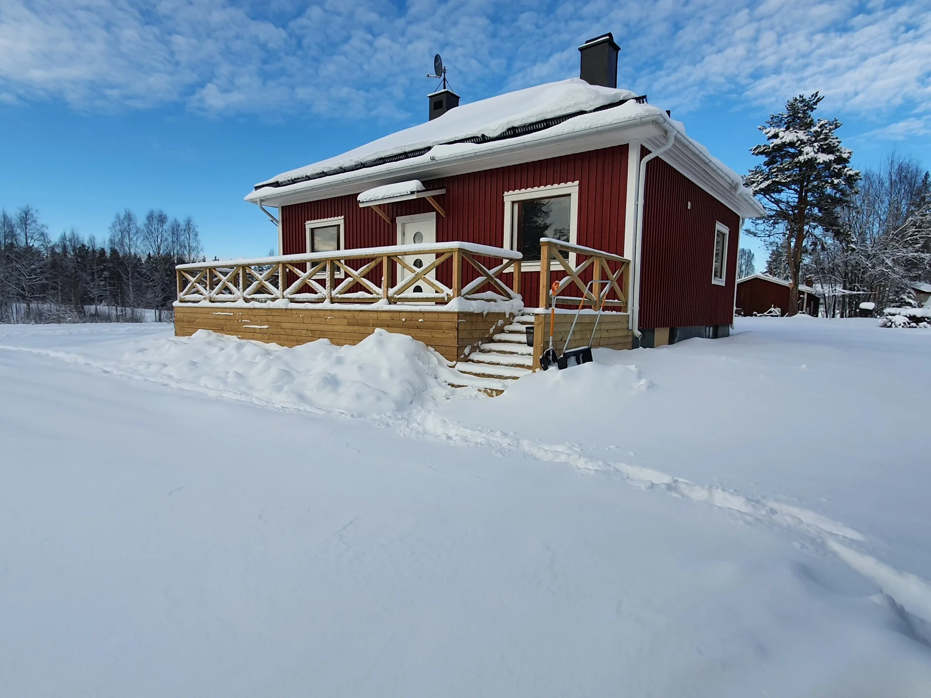 Accommodation cottage near Vidsel, Swedish Lapland