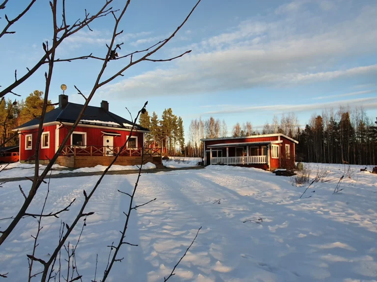 Accommodation cottage near Vidsel, Swedish Lapland