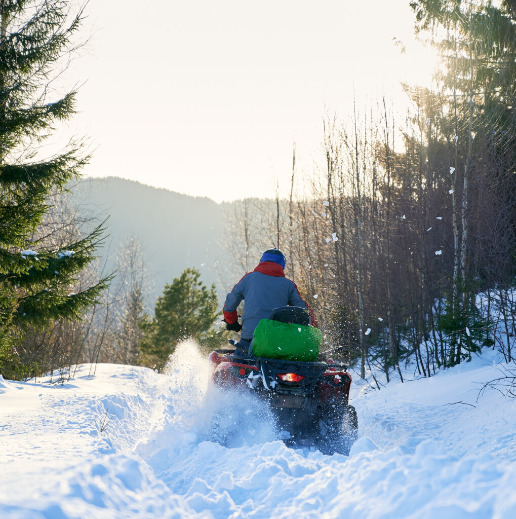 How should you navigate steep and winding trails?